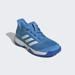Ολοκαίνουργιο ✨ Τένις Adidas Adizero Club K PULBLU/FTWWHT/GLOBLU 🧨 -Παιδικά Παπούτσια Εκπτώσεις adidas adizero club k 10