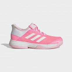 Φτηνός 🤩 Τένις Adidas Adizero Club K BEAMPK/FTWWHT/CLPINK ⌛