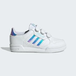 Εκπτωση 🎁 Casual | Lifestyle 👟 Sneakers Adidas Originals Continental 80 Stripes 👟 Shoes Cloud White / Cloud White / Pulse Aqua 😀