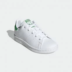 Καλύτερη πώληση 🌟 Casual | Lifestyle 👟 Sneakers Adidas Originals Stan Smith Παιδικά Παπούτσια FTWWHT/FTWWHT/GREEN 🎁 -Παιδικά Παπούτσια Εκπτώσεις adidas originals stan smith c 4