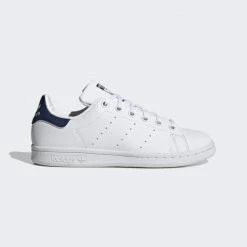 Προώθηση 💯 Casual | Lifestyle 👟 Sneakers Adidas Originals Stan Smith Παιδικά Παπούτσια FTWWHT/FTWWHT/DKBLUE 🤩
