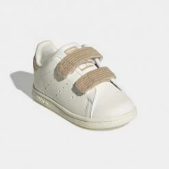 Προώθηση 👍 Casual | Lifestyle 👟 Sneakers Adidas Originals Stan Smith 👟 Shoes Cloud White / Cloud White / Magic Beige ✨ -Παιδικά Παπούτσια Εκπτώσεις adidas originals stan smith shoes 22