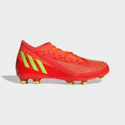 Πολύ καλή προσφορά 🤩 Ποδόσφαιρο Adidas Predator Edge.3 Firm Ground 🥾 Boots Solar Red / Solar Green / Core Black ✔️