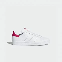 Συμφωνίες 👏 Casual | Lifestyle 👟 Sneakers Adidas Originals Stan Smith Παιδικά Παπούτσια FTWWHT/FTWWHT/BOPINK 😍