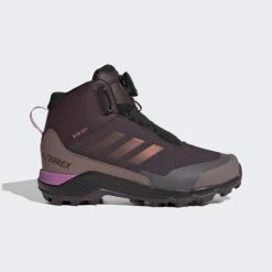Προϋπολογισμός 🌟 Trail | Outdoor Adidas Terrex Mid BOA RAIN.RDY Hiking 🥾 Boots Shadow Maroon / Wonder Red / Pulse Lilac 🥰