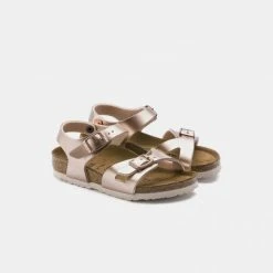 Flash Sale 😍 Σανδάλια | Πέδιλα Birkenstock Rio Παιδικά Σανδάλια ELECTRIC METALLIC COPPER 😀 -Παιδικά Παπούτσια Εκπτώσεις birkenstock bs classic rio kids bf electric metall 2
