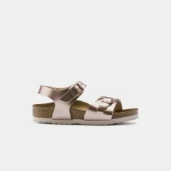 Flash Sale 😍 Σανδάλια | Πέδιλα Birkenstock Rio Παιδικά Σανδάλια ELECTRIC METALLIC COPPER 😀