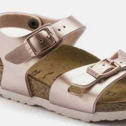Flash Sale 😍 Σανδάλια | Πέδιλα Birkenstock Rio Παιδικά Σανδάλια ELECTRIC METALLIC COPPER 😀 -Παιδικά Παπούτσια Εκπτώσεις birkenstock bs classic rio kids bf electric metall 5