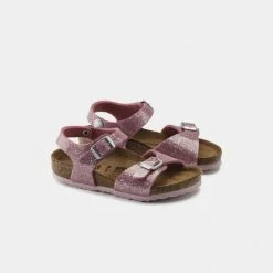 Προώθηση 🤩 Σανδάλια | Πέδιλα Birkenstock Rio Παιδικά Σανδάλια COSMIC SPARKLE 🍬 CANDY PINK 🎉 -Παιδικά Παπούτσια Εκπτώσεις birkenstock bs kids rio plain cosmic sparkle candy 2