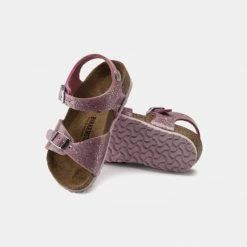 Προώθηση 🤩 Σανδάλια | Πέδιλα Birkenstock Rio Παιδικά Σανδάλια COSMIC SPARKLE 🍬 CANDY PINK 🎉 -Παιδικά Παπούτσια Εκπτώσεις birkenstock bs kids rio plain cosmic sparkle candy 4