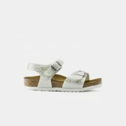 Ολοκαίνουργιο 🤩 Σανδάλια | Πέδιλα Birkenstock Rio Παιδικά Σανδάλια COSMIC SPARKLE WHITE 👏