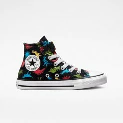 Εξοδος 🎉 Μποτάκια Converse Chuck Taylor All Star 1V Dinosaurs Παιδικά Μποτάκια BLACK/SOFT RED/BALTIC BLUE 🔥