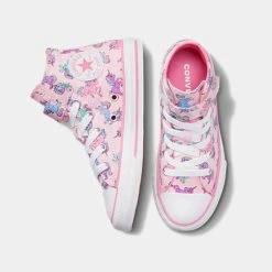 Flash Sale 🤩 Μποτάκια Converse Chuck Taylor All Star 1V Unicorns Παιδικά Μποτάκια PINK FOAM/PINK/UNIVERSITY BLUE 🎁 -Παιδικά Παπούτσια Εκπτώσεις converse chuck taylor all star 1v unicorns 4