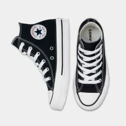 Εκπτωση 🔥 Μποτάκια Converse Chuck Taylor All Star Lift Παιδικά Μποτάκια BLACK/WHITE/BLACK ⌛ -Παιδικά Παπούτσια Εκπτώσεις converse chuck taylor all star eva lift canvas pla 4