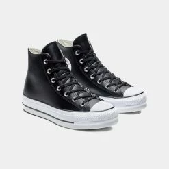 Καλύτερη πώληση 👍 Μποτάκια Converse Chuck Taylor All Star Lift Παιδικά Μποτάκια BLACK/NATURAL IVORY/WHITE 🛒 -Παιδικά Παπούτσια Εκπτώσεις converse chuck taylor all star eva lift leather 10