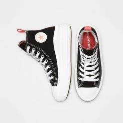 Συμφωνίες ⌛ Μποτάκια Converse Chuck Taylor All Star Move Παιδικά Μποτάκια BLACK/PINK SALT/WHITE 🤩 -Παιδικά Παπούτσια Εκπτώσεις converse chuck taylor all star move 8