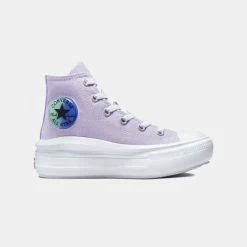 Προώθηση 🧨 Μποτάκια Converse Chuck Taylor All Star Move Παιδικά Μποτάκια MOONSTONE VIOLET/ROYAL PULSE 👏