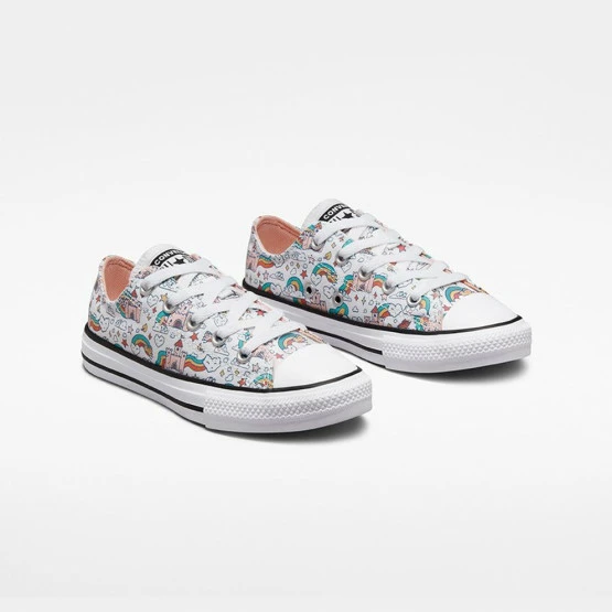 Αγορά 🧨 Casual | Lifestyle 👟 Sneakers Converse Chuck Taylor All Star Rainbow Castle Παιδικά Παπούτσια WHITE/STORM PINK/WASHED TEAL 👏 4 Αγορά 🧨 Casual | Lifestyle 👟 Sneakers Converse Chuck Taylor All Star Rainbow Castle Παιδικά Παπούτσια WHITE/STORM PINK/WASHED TEAL 👏 - Image 4