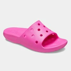 Εξοδος 🎉 Slides Crocs Classic Παιδικά Slides ELECTRIC PINK ⌛ -Παιδικά Παπούτσια Εκπτώσεις crocs classic crocs slide k 3