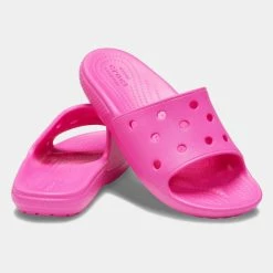 Εξοδος 🎉 Slides Crocs Classic Παιδικά Slides ELECTRIC PINK ⌛ -Παιδικά Παπούτσια Εκπτώσεις crocs classic crocs slide k 5