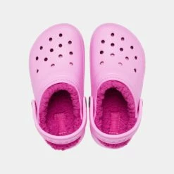 Καλύτερη πώληση 👏 Σανδάλια | Πέδιλα Crocs Classic Clog Παιδικά Σανδάλια Taffy Pink 💯 -Παιδικά Παπούτσια Εκπτώσεις crocs classic lined clog k 3