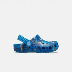 Εκπτωση ⭐ Σανδάλια | Πέδιλα Crocs Classic Shark Clog Παιδικά Σανδάλια Prep Blue 🎉