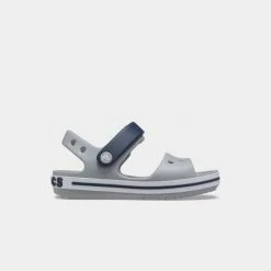 Best Pirce 🎁 Σανδάλια | Πέδιλα Crocs Crocband Παιδικά Σανδάλια Light Grey/Navy 🛒