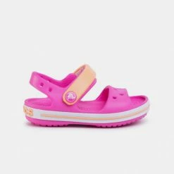 Ολοκαίνουργιο 🌟 Σανδάλια | Πέδιλα Crocs Crocband Kids' 🩴 Sandals Electric Pink/Cantaloupe 😀