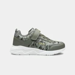 Ολοκαίνουργιο 🎉 Τρέξιμο | Running Fila Memory Brett 2 Παιδικά Παπούτσια για Τρέξιμο DARK KHAKI GOLD 👍