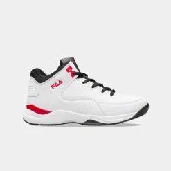 Πολύ καλή προσφορά 🔔 Μποτάκια Fila Memory Dunk 2 Παιδικά Παπούτσια για Μπάσκετ WHITE RED TRUE 🥰