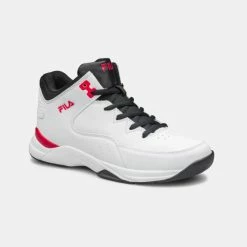 Πολύ καλή προσφορά 🔔 Μποτάκια Fila Memory Dunk 2 Παιδικά Παπούτσια για Μπάσκετ WHITE RED TRUE 🥰 -Παιδικά Παπούτσια Εκπτώσεις fila memory dunk 2 lace footwear 4