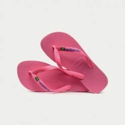 Πολύ καλή προσφορά ✨ Havaianas Σαγιονάρες και Slides Havainas Brasil Logo Παιδικές Σαγιονάρες CRYSTAL ROSE ⭐ -Παιδικά Παπούτσια Εκπτώσεις havaianas brasil logo kids 3