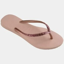 ΧΟΝΔΡΙΚΟ ΕΜΠΟΡΙΟ ⭐ Σαγιονάρες και Slides Havaianas Slim Glitter IΙ Παιδικές Σαγιονάρες BALLET ROSE/ GOLDEN BLUSH 💯 -Παιδικά Παπούτσια Εκπτώσεις havaianas slim glitter ii 3