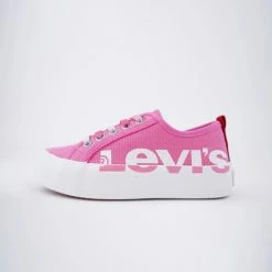 Αγορά 💯 Casual | Lifestyle 👟 Sneakers Levi's New Betty Παιδικά Παπούτσια Dark Pink 🥰