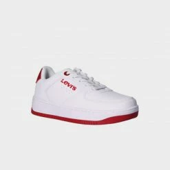 Προώθηση ⭐ Casual | Lifestyle 👟 Sneakers Levi's New Union Παιδικά Παπούτσια WHITE RED 🧨 -Παιδικά Παπούτσια Εκπτώσεις levis new union 2