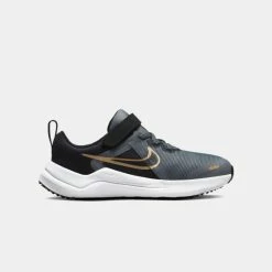 Η καλύτερη συμφωνία ⭐ Τρέξιμο | Running Nike Downshifter 12 Παιδικά Παπούτσια για Τρέξιμο COOL GREY/METALLIC GOLD-BLACK-WHITE 👍