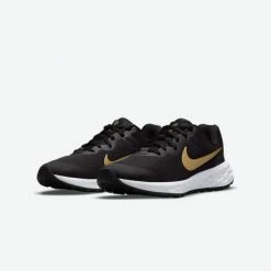 ΧΟΝΔΡΙΚΟ ΕΜΠΟΡΙΟ 🥰 Τρέξιμο | Running Nike Revolution 6 Παιδικά Παπούτσια για Τρέξιμο BLACK/METALLIC GOLD-WHITE ⭐ -Παιδικά Παπούτσια Εκπτώσεις nike revolution 6 nn gs 10