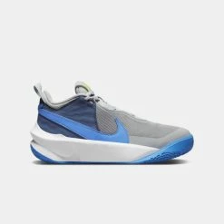 Καλύτερη πώληση ✨ Μποτάκια Nike Team Hustle D 10 Παιδικά Παπούτσια για Μπάσκετ GREY FOG/PHOTO BLUE-MYSTIC NAVY 🧨