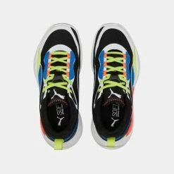 Best Pirce 👏 Μπάσκετ Puma Playmaker Παιδικά Παπούτσια Jet Black-Puma Royal-Puma White-Light Lime 😍 -Παιδικά Παπούτσια Εκπτώσεις puma playmaker jr 3