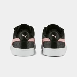 Το φθηνότερο 🌟 Casual | Lifestyle 👟 Sneakers Puma Smash V2 Παιδικά Παπούτσια Puma Black-Almond Blossom 👍 -Παιδικά Παπούτσια Εκπτώσεις puma smash v2 glitz glam v ps 5