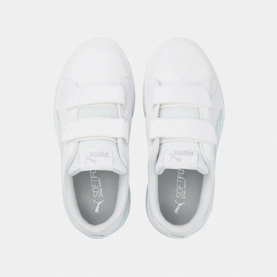 Φτηνός 🔥 Casual | Lifestyle 👟 Sneakers Puma Smash V2 Holo Παιδικά Παπούτσια Puma White-Puma Silver 🔥 4 Φτηνός 🔥 Casual | Lifestyle 👟 Sneakers Puma Smash V2 Holo Παιδικά Παπούτσια Puma White-Puma Silver 🔥 - Image 4