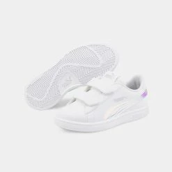 Φτηνός 🔥 Casual | Lifestyle 👟 Sneakers Puma Smash V2 Holo Παιδικά Παπούτσια Puma White-Puma Silver 🔥 11 Φτηνός 🔥 Casual | Lifestyle 👟 Sneakers Puma Smash V2 Holo Παιδικά Παπούτσια Puma White-Puma Silver 🔥 -Παιδικά Παπούτσια Εκπτώσεις puma smash v2 holo v ps 5
