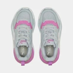 Εξοδος 👍 Casual | Lifestyle 👟 Sneakers Puma X-Ray 2 Square Παιδικά Παπούτσια Platinum Gray-Puma White-Mauve Pop-Puma Silver ✔️ -Παιδικά Παπούτσια Εκπτώσεις puma x ray 2 square ac ps 9