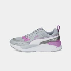 Προϋπολογισμός ⭐ Casual | Lifestyle 👟 Sneakers Puma X-Ray 2 Square Παιδικά Παπούτσια Platinum Gray-Puma White-Mauve Pop-Puma Silver 🎁