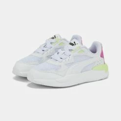 Νέος 🌟 Casual | Lifestyle 👟 Sneakers Puma X-Ray Speed Παιδικά Παπούτσια Puma White-Mauve Pop-Pistachio-Puma Black 🧨 -Παιδικά Παπούτσια Εκπτώσεις puma x ray speed ac ps 4