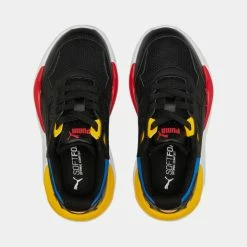Ολοκαίνουργιο 🔥 Casual | Lifestyle 👟 Sneakers Puma X-Ray Speed Παιδικά Παπούτσια Black-Spectra Yellow-Victoria Blue-High Risk Red 😉 -Παιδικά Παπούτσια Εκπτώσεις puma x ray speed ac ps 9