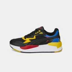 Flash Sale 🎉 Casual | Lifestyle 👟 Sneakers Puma X-Ray Speed Παιδικά Παπούτσια για Τρέξιμο Black-Spectra Yellow-Victoria Blue-High Risk Red 🎉