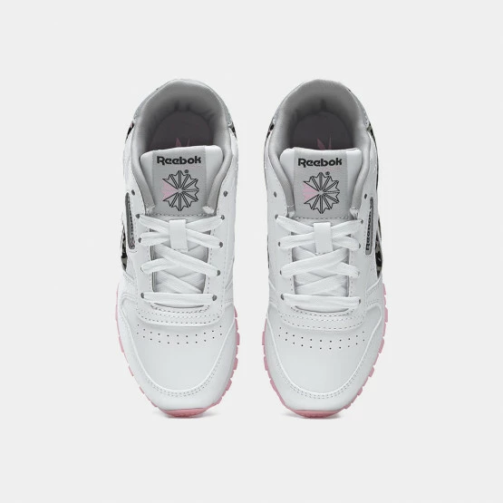 Flash Sale ✨ Casual | Lifestyle 👟 Sneakers Reebok Classics Classic Leather Παιδικά Παπούτσια FTWWHT/PUGRY3/CBLACK ✔️ 4 Flash Sale ✨ Casual | Lifestyle 👟 Sneakers Reebok Classics Classic Leather Παιδικά Παπούτσια FTWWHT/PUGRY3/CBLACK ✔️ - Image 4