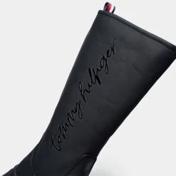 Κουπόνι 💯 Μποτάκια Tommy 👖 Jeans Bootie BLACK 😍 -Παιδικά Παπούτσια Εκπτώσεις tommy jeans bootie 4