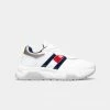 Φτηνός 🔔 Casual | Lifestyle 👟 Sneakers Tommy 👖 Jeans Low Cut Lace-Up Παιδικά Παπούτσια WHITE/SILVER 🔔